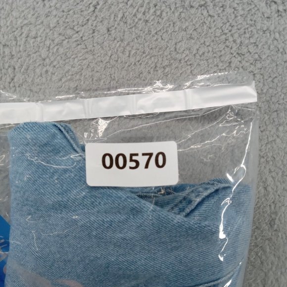 Zara Jeans Womens‎ 36 Blue Light Wash Cropped Denim Baggy Mom Tapered - Picture 13 of 13